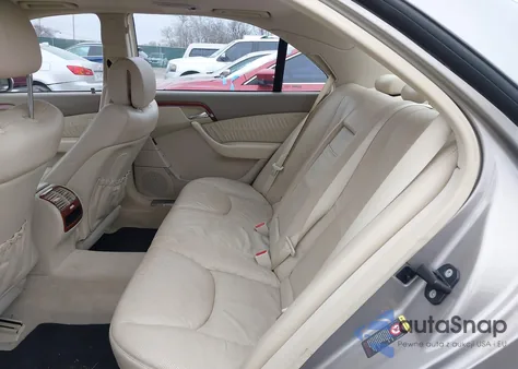 2003 Mercedes-Benz S 430 из США, поврежденный, VIN WDBNG70J63A356517